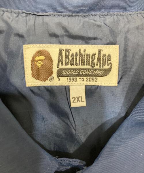 A BATHING APE（ア ベイシング エイプ）A BATHING APE (ア ベイシング エイプ) コーチジャケット ネイビー サイズ:2XLの古着・服飾アイテム