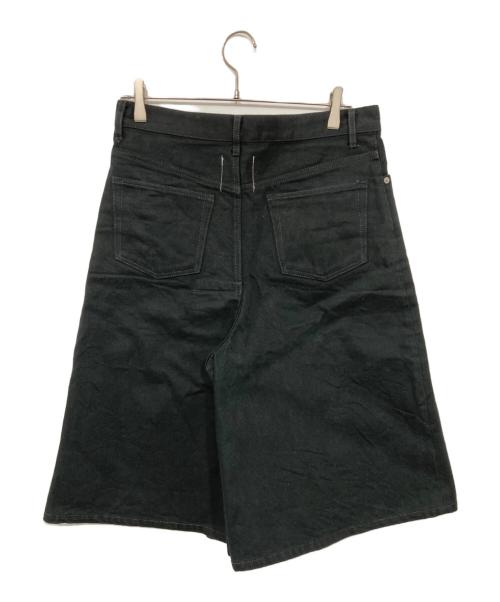 TAKAHIROMIYASHITA TheSoloIst.（タカヒロミヤシタ ザソロイスト）TAKAHIROMIYASHITA TheSoloIst. (タカヒロミヤシタ ザソロイスト) jean look flared culotte/ジーン　ルック　フレアドキュロット ブラック サイズ:48の古着・服飾アイテム