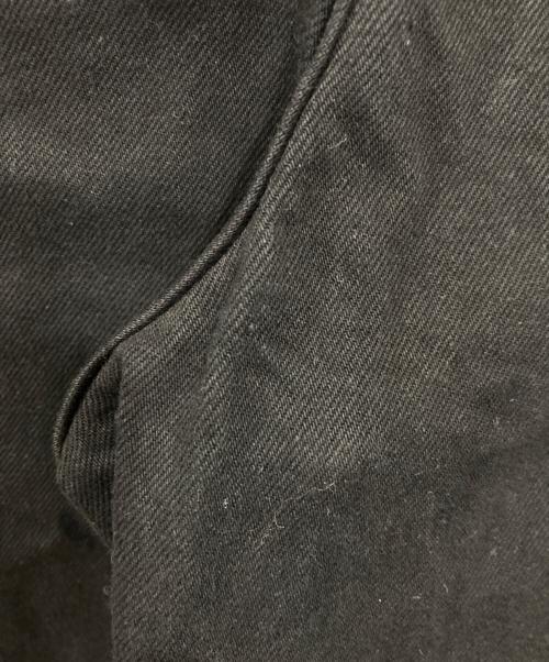 TAKAHIROMIYASHITA TheSoloIst.（タカヒロミヤシタ ザソロイスト）TAKAHIROMIYASHITA TheSoloIst. (タカヒロミヤシタ ザソロイスト) jean look flared culotte/ジーン　ルック　フレアドキュロット ブラック サイズ:48の古着・服飾アイテム