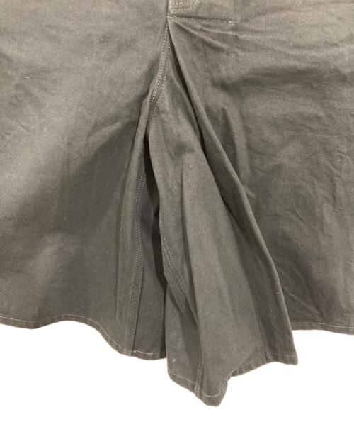 TAKAHIROMIYASHITA TheSoloIst.（タカヒロミヤシタ ザソロイスト）TAKAHIROMIYASHITA TheSoloIst. (タカヒロミヤシタ ザソロイスト) jean look flared culotte/ジーン　ルック　フレアドキュロット ブラック サイズ:48の古着・服飾アイテム