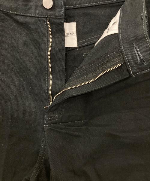 TAKAHIROMIYASHITA TheSoloIst.（タカヒロミヤシタ ザソロイスト）TAKAHIROMIYASHITA TheSoloIst. (タカヒロミヤシタ ザソロイスト) jean look flared culotte/ジーン　ルック　フレアドキュロット ブラック サイズ:48の古着・服飾アイテム