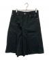 TAKAHIROMIYASHITA TheSoloIst.（タカヒロミヤシタ ザソロイスト）の古着「jean look flared culotte/ジーン　ルック　フレアドキュロット」｜ブラック