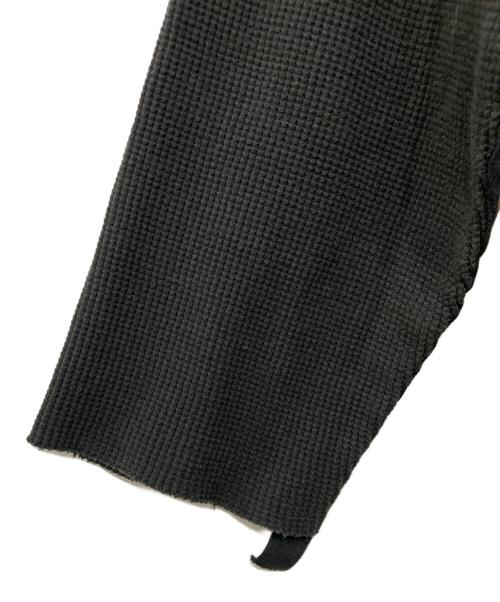 Name.（ネーム）Name. (ネーム) LEOPARD WAFFLE TAPED LOOSE SLEEVE TEE/レオパード　ワッフル　テープ　ルーズスリーブ　ティー ブラック サイズ:3の古着・服飾アイテム