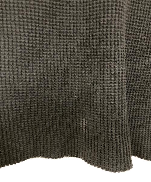 Name.（ネーム）Name. (ネーム) LEOPARD WAFFLE TAPED LOOSE SLEEVE TEE/レオパード　ワッフル　テープ　ルーズスリーブ　ティー ブラック サイズ:3の古着・服飾アイテム