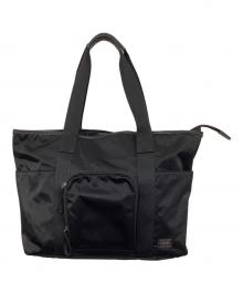 PORTER（ポーター）の古着「PLAN TOTE BAG/プラン トートバッグ」｜ブラック