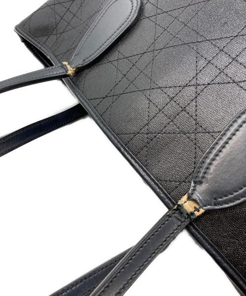 Christian Dior（クリスチャン ディオール）Christian Dior (クリスチャン ディオール) カナージュトート ブラックの古着・服飾アイテム