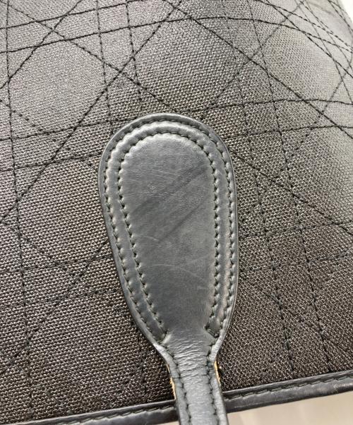 Christian Dior（クリスチャン ディオール）Christian Dior (クリスチャン ディオール) カナージュトート ブラックの古着・服飾アイテム