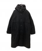 OUR LEGACYアワーレガシー）の古着「FLIGHT DUFFEL COAT /フライトダッフル ロングコート」｜ブラック
