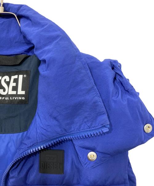 DIESEL（ディーゼル）DIESEL (ディーゼル) 中綿ベスト/ ウィンター ジャケット ブルー サイズ:Mの古着・服飾アイテム