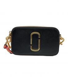 MARC JACOBS（マークジェイコブズ）の古着「スナップショットショルダーバッグ」｜ブラック×ピンク
