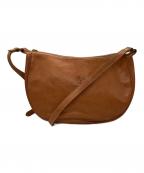 IL BISONTEイル ビゾンテ）の古着「三日月型レザーショルダーバッグ」｜ブラウン