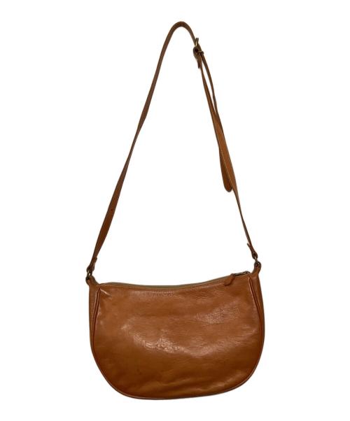 IL BISONTE（イル ビゾンテ）IL BISONTE (イル ビゾンテ) 三日月型レザーショルダーバッグ ブラウンの古着・服飾アイテム