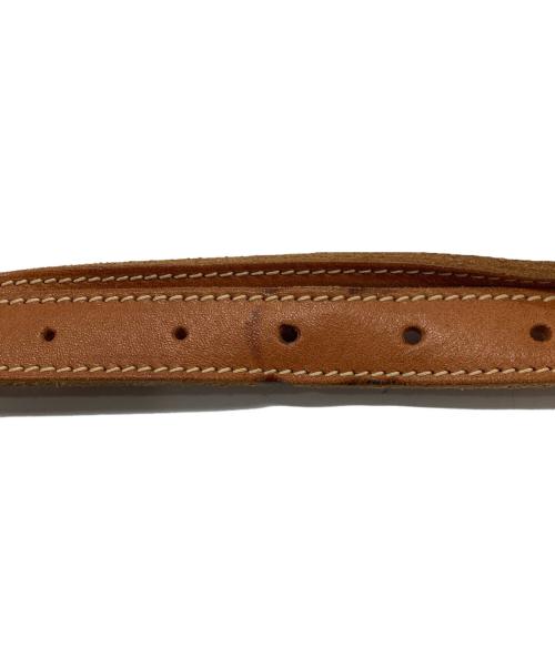 IL BISONTE（イル ビゾンテ）IL BISONTE (イル ビゾンテ) 三日月型レザーショルダーバッグ ブラウンの古着・服飾アイテム