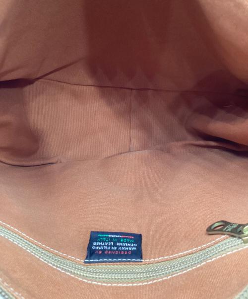 IL BISONTE（イル ビゾンテ）IL BISONTE (イル ビゾンテ) 三日月型レザーショルダーバッグ ブラウンの古着・服飾アイテム