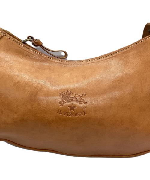 IL BISONTE（イル ビゾンテ）IL BISONTE (イル ビゾンテ) レザーショルダーバッグ ブラウンの古着・服飾アイテム