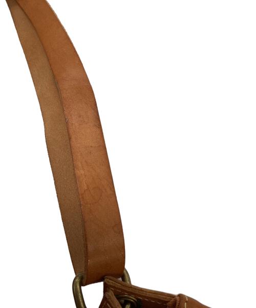 IL BISONTE（イル ビゾンテ）IL BISONTE (イル ビゾンテ) レザーショルダーバッグ ブラウンの古着・服飾アイテム