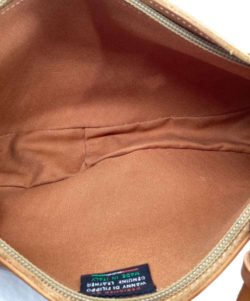 IL BISONTE（イル ビゾンテ）IL BISONTE (イル ビゾンテ) レザーショルダーバッグ ブラウンの古着・服飾アイテム