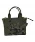 MARC JACOBS (マークジェイコブズ) ザ カモ ジャカード トート バッグ スモール グリーン：15000円