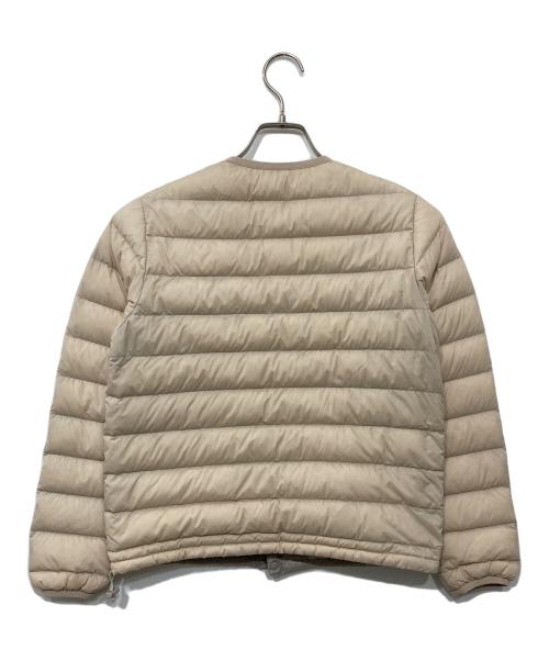 DANTON（ダントン）DANTON (ダントン) クルーネック インナーダウンジャケット ベージュ サイズ:XSの古着・服飾アイテム