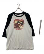 anvilアンヴィル）の古着「METALLICAラグランスリーブカットソー」｜ホワイト