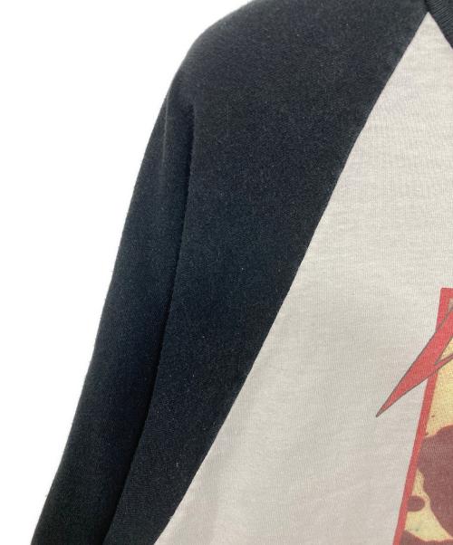 anvil（アンヴィル）anvil (アンヴィル) METALLICAラグランスリーブカットソー ホワイト サイズ:XLの古着・服飾アイテム