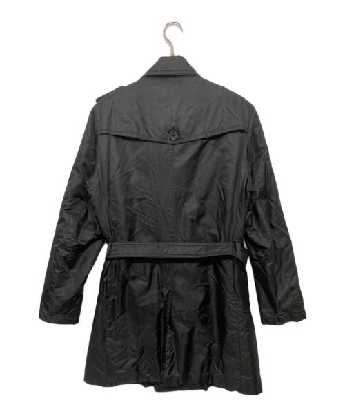 BURBERRY BLACK LABEL（バーバリーブラックレーベル）BURBERRY BLACK LABEL (バーバリーブラックレーベル) 裏地チェック ナイロンコート ブラック サイズ:LLの古着・服飾アイテム