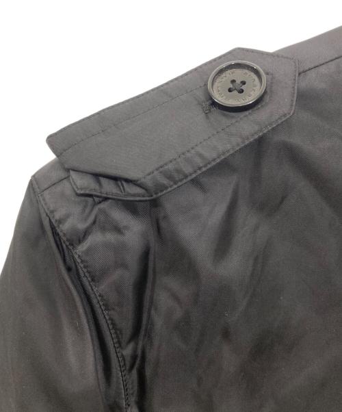 BURBERRY BLACK LABEL（バーバリーブラックレーベル）BURBERRY BLACK LABEL (バーバリーブラックレーベル) 裏地チェック ナイロンコート ブラック サイズ:LLの古着・服飾アイテム
