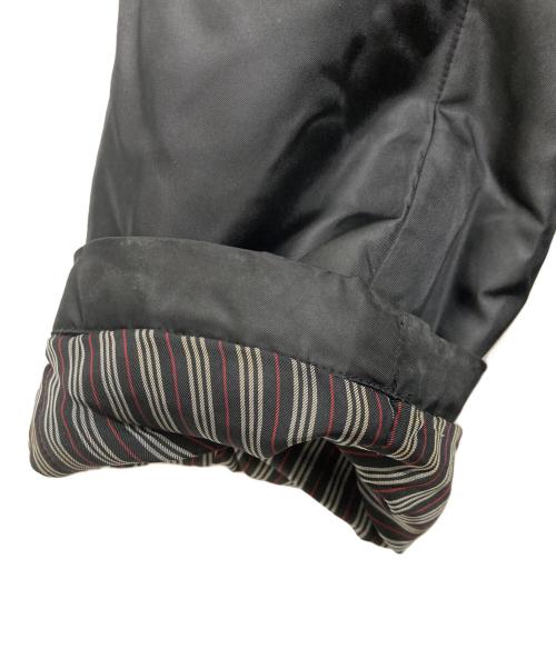 BURBERRY BLACK LABEL（バーバリーブラックレーベル）BURBERRY BLACK LABEL (バーバリーブラックレーベル) 裏地チェック ナイロンコート ブラック サイズ:LLの古着・服飾アイテム