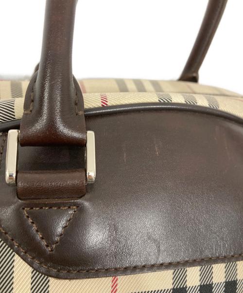 BURBERRY（バーバリー）BURBERRY (バーバリー) ノヴァチェックボストンバッグ ベージュの古着・服飾アイテム