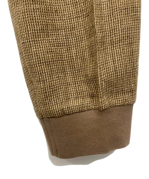 RALPH LAUREN Purple Label（ラルフ ローレン パープル レーベル）RALPH LAUREN Purple Label (ラルフ ローレン パープル レーベル) Arsenia Tick-Weave Tweed Jogger Pant/ジョガーパンツ ブラウン サイズ:4の古着・服飾アイテム