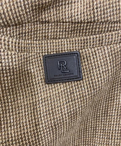 RALPH LAUREN Purple Label（ラルフ ローレン パープル レーベル）RALPH LAUREN Purple Label (ラルフ ローレン パープル レーベル) Arsenia Tick-Weave Tweed Jogger Pant/ジョガーパンツ ブラウン サイズ:4の古着・服飾アイテム
