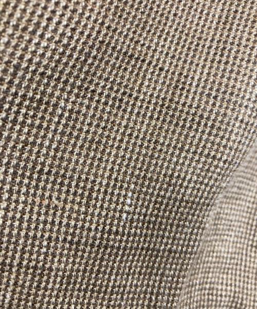 RALPH LAUREN Purple Label（ラルフ ローレン パープル レーベル）RALPH LAUREN Purple Label (ラルフ ローレン パープル レーベル) Arsenia Tick-Weave Tweed Jogger Pant/ジョガーパンツ ブラウン サイズ:4の古着・服飾アイテム