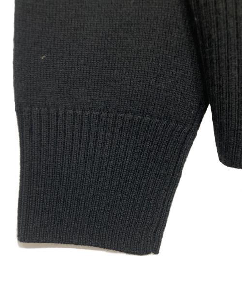 MARGARET HOWELL（マーガレットハウエル）MARGARET HOWELL (マーガレットハウエル) セーラーカラーニット/WASHED FINE MERINO ブラック サイズ:2の古着・服飾アイテム