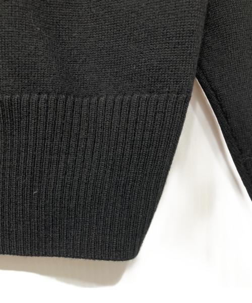 MARGARET HOWELL（マーガレットハウエル）MARGARET HOWELL (マーガレットハウエル) セーラーカラーニット/WASHED FINE MERINO ブラック サイズ:2の古着・服飾アイテム