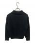 MARGARET HOWELL (マーガレットハウエル) セーラーカラーニット/WASHED FINE MERINO ブラック サイズ:2：10000円