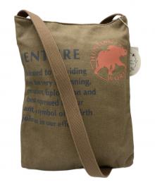 HUNTING WORLD（ハンティングワールド）の古着「リバーシブルショルダーバッグ」｜ブラウン