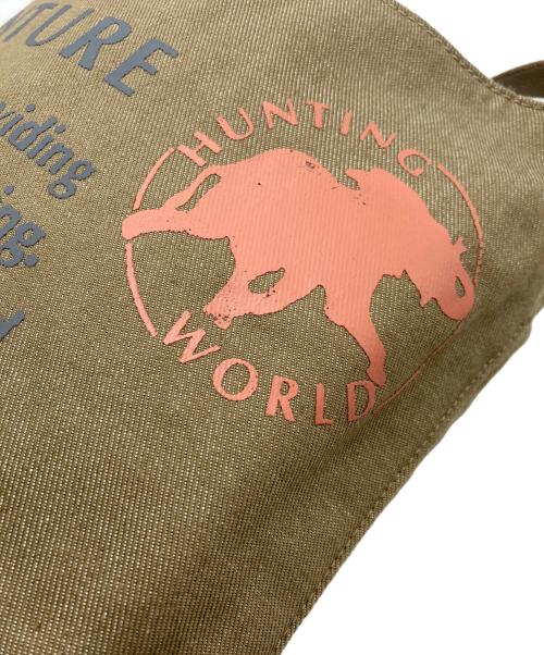 HUNTING WORLD（ハンティングワールド）HUNTING WORLD (ハンティングワールド) リバーシブルショルダーバッグ ブラウン 未使用品の古着・服飾アイテム