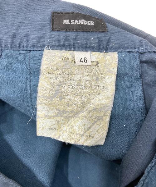 JIL SANDER（ジルサンダー）JIL SANDER (ジルサンダー) コットンパンツ ネイビー サイズ:46の古着・服飾アイテム
