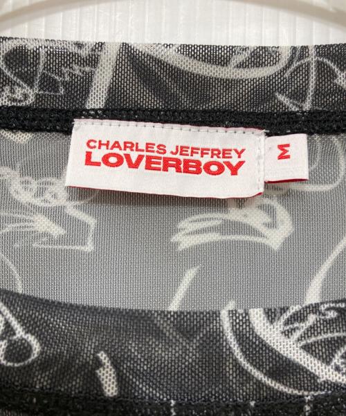 LOVERBOY（ラヴァーボーイ）LOVERBOY (ラヴァーボーイ) シアーカットソー ブラック サイズ:Mの古着・服飾アイテム