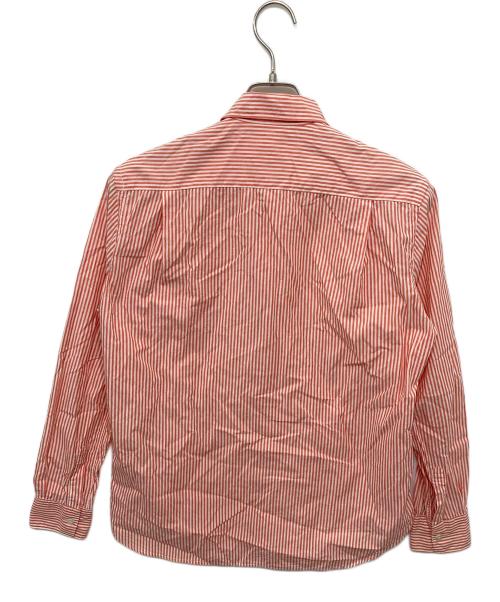 COMME des GARCONS SHIRT（コムデギャルソンシャツ）COMME des GARCONS SHIRT (コムデギャルソンシャツ) ストライプシャツ ピンク サイズ:Sの古着・服飾アイテム