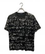 COMME des GARCONS HOMMEコムデギャルソン オム）の古着「プリントTシャツ」｜ブラック