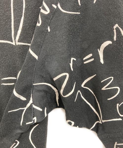 COMME des GARCONS HOMME（コムデギャルソン オム）COMME des GARCONS HOMME (コムデギャルソン オム) プリントTシャツ ブラック サイズ:Lの古着・服飾アイテム