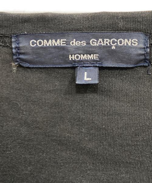 COMME des GARCONS HOMME（コムデギャルソン オム）COMME des GARCONS HOMME (コムデギャルソン オム) プリントTシャツ ブラック サイズ:Lの古着・服飾アイテム