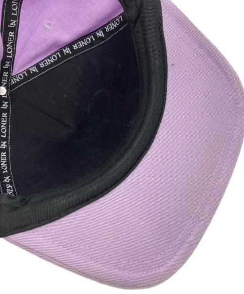 LONER（ロナー）LONER (ロナー) キャップ パープルの古着・服飾アイテム