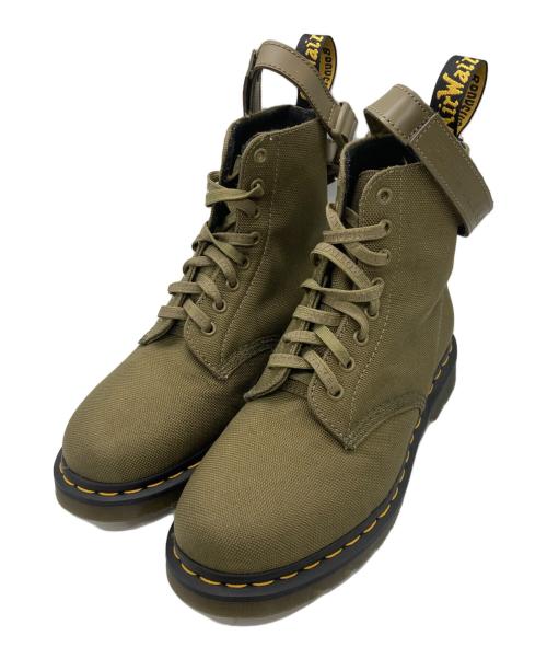 Dr.Martens（ドクターマーチン）Dr.Martens (ドクターマーチン) 8ホールブーツ/1460 FUTURA EMBブーツ グリーン サイズ:UK6/USM7EU39の古着・服飾アイテム