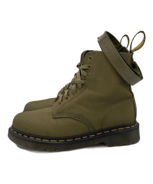Dr.Martens（ドクターマーチン）Dr.Martens (ドクターマーチン) 8ホールブーツ/1460 FUTURA EMBブーツ グリーン サイズ:UK6/USM7EU39の古着・服飾アイテム