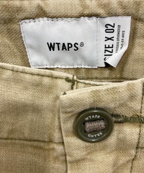 WTAPS（ダブルタップス）WTAPS (ダブルタップス) ワークパンツ/PARA/TROUSERS.COTTON.SERGE ベージュ サイズ:02の古着・服飾アイテム