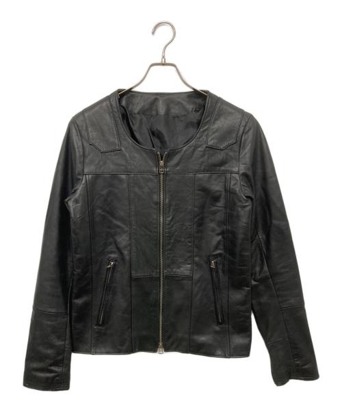 EINS（アインス）EINS (アインス) Reproduct Single Lamb Leather Riders Jacket ブラック サイズ:2の古着・服飾アイテム