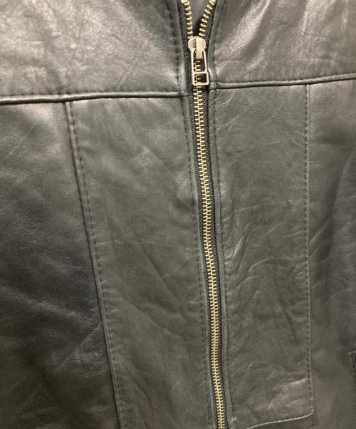 EINS（アインス）EINS (アインス) Reproduct Single Lamb Leather Riders Jacket ブラック サイズ:2の古着・服飾アイテム
