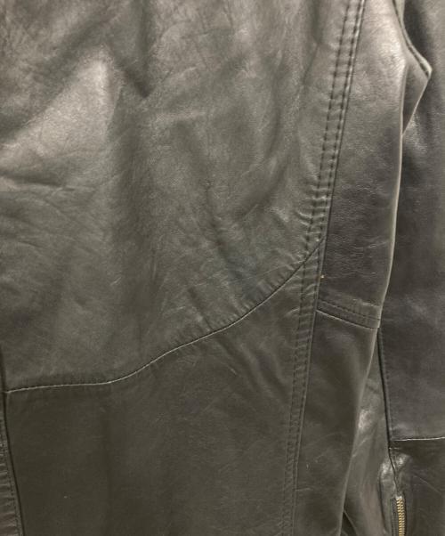 EINS（アインス）EINS (アインス) Reproduct Single Lamb Leather Riders Jacket ブラック サイズ:2の古着・服飾アイテム